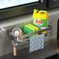 Wall-Mounted Kitchen Storage Rack and Draining Basket