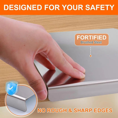 Non-Slip Stainless Steel Chopping Board for Countertop