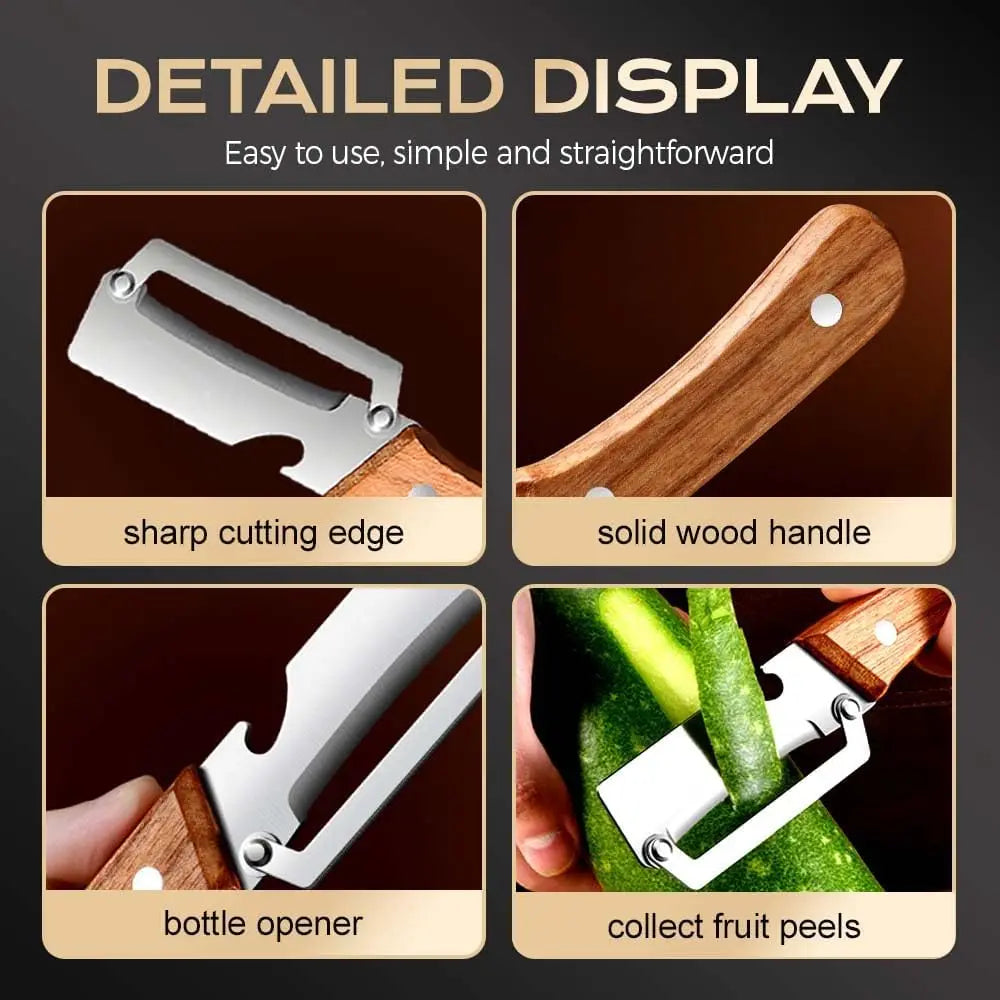3-in-1 Ultra Sharp Vegetable Peeler & Cutter