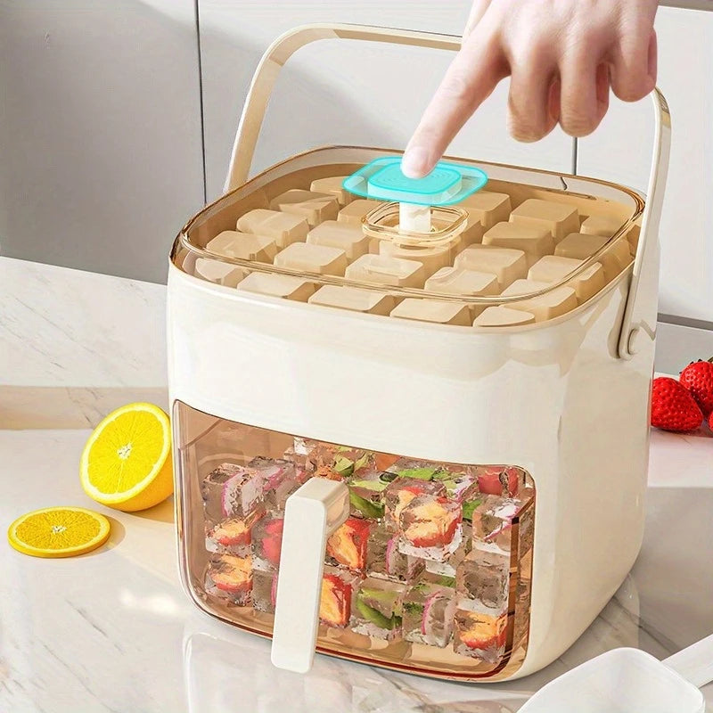ChillPress™ Ice Maker ❄️ — 48 Cubes with Easy Pop Release