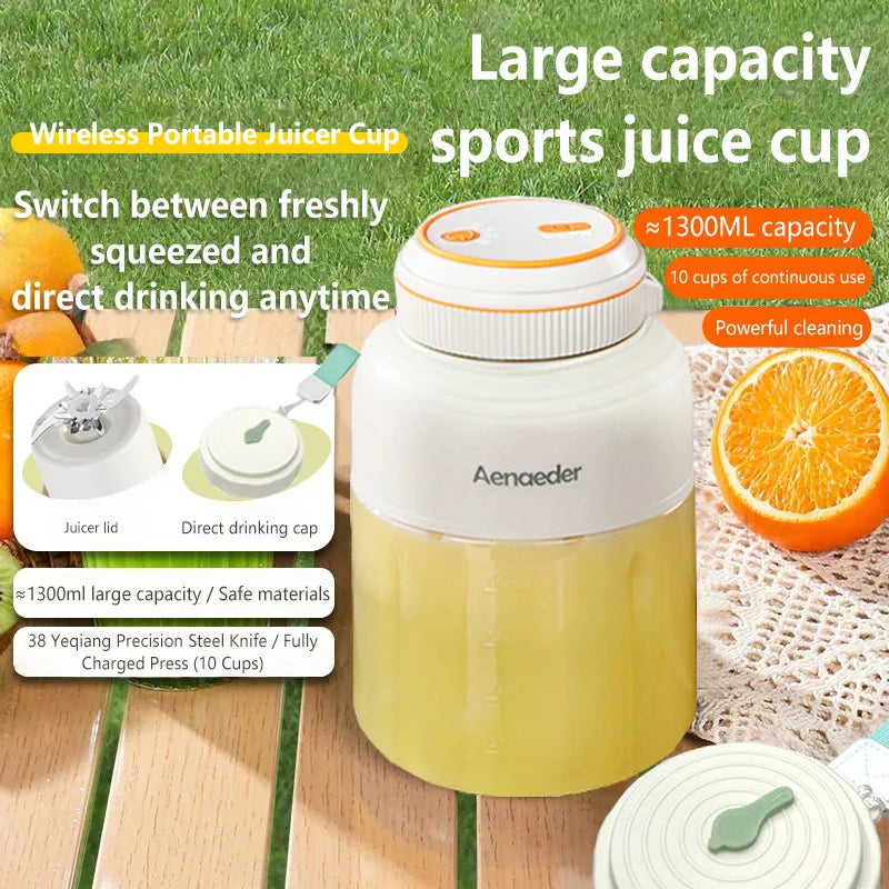 JuiceGo™ Portable Blender 🍓⚡ — Fresh Juice Anywhere Anytime