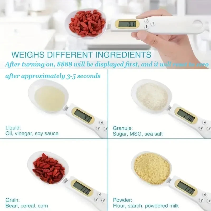 Digital Measuring Spoon Scale 500g/0.1g - LCD Kitchen Tool