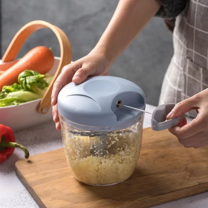 500/900ML Manual Meat Mincer Garlic Chopper