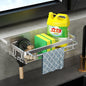 Wall-Mounted Kitchen Storage Rack and Draining Basket